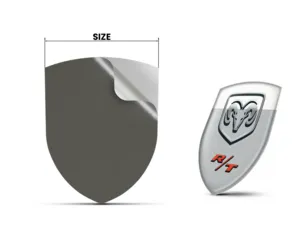 Dodge Badges Auto Perso Design Max Stylé Pro Résistant